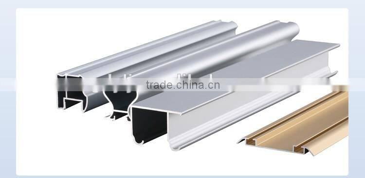 Modern design aluminum closet wardrobe sliding door decorative extrusion profile