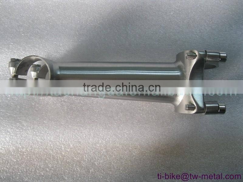 super light titanium bicycle stem OEM hand brush finished cheap ti bike stem customized titan city bike stem XACD made in china
