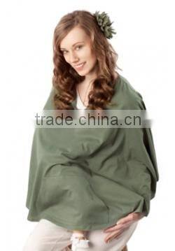 Custom heavy cotton brushed plain easy wear fashion nursing cover top