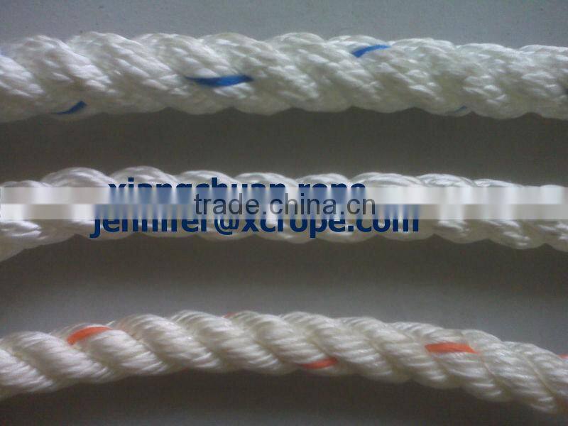 3 strands pp fiber / PP rope/mooring rope/polyester rope dia6mm-135mm