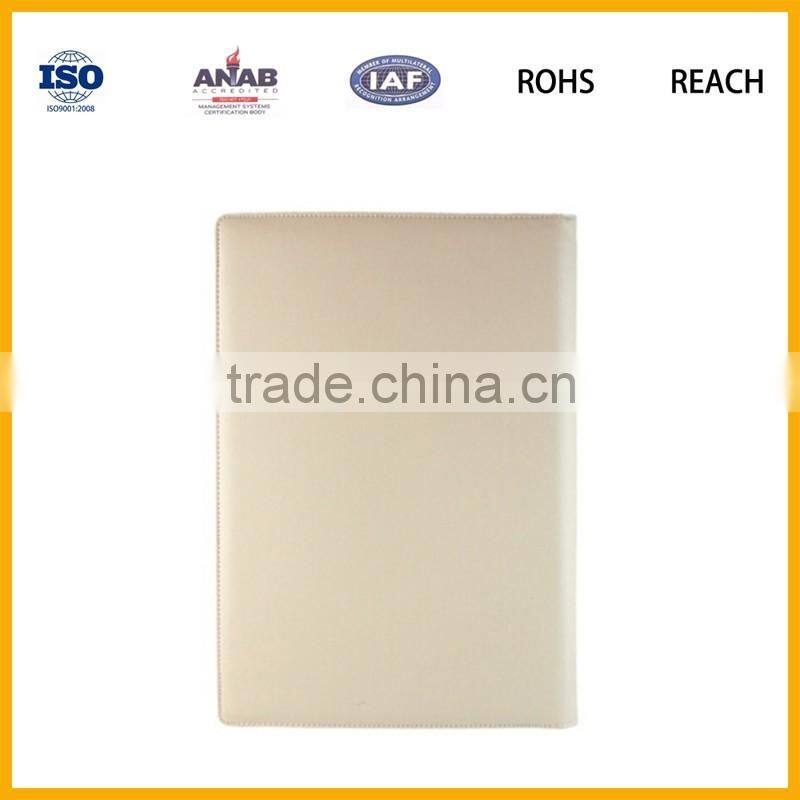 Black Executive PadFolio Case with Notepad Holder and Pockets for iPad