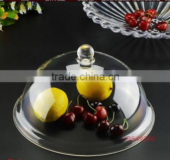 China factory direct wholesale clear acrylic bread storage box with lid for retail