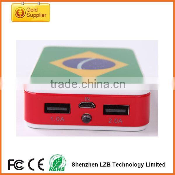 high capacity world cup portable rechargeable qi wireless charger,mini portable qi wireless charger