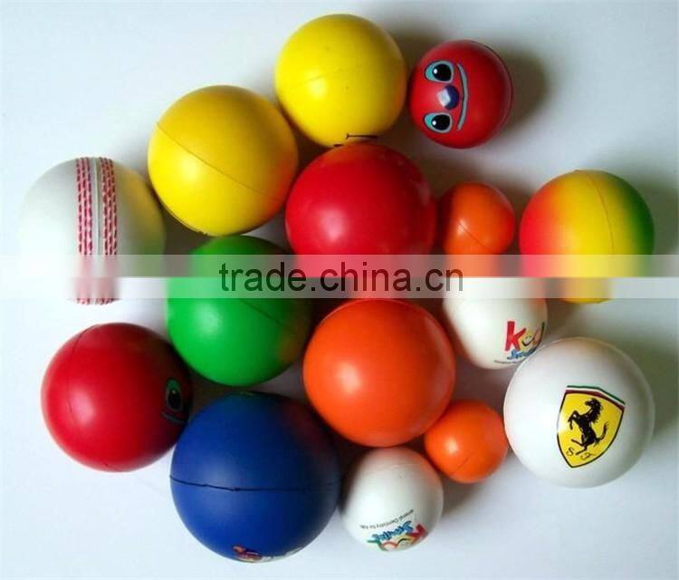 Hot selling printed cheap football shape PU foam stress ball for promotion