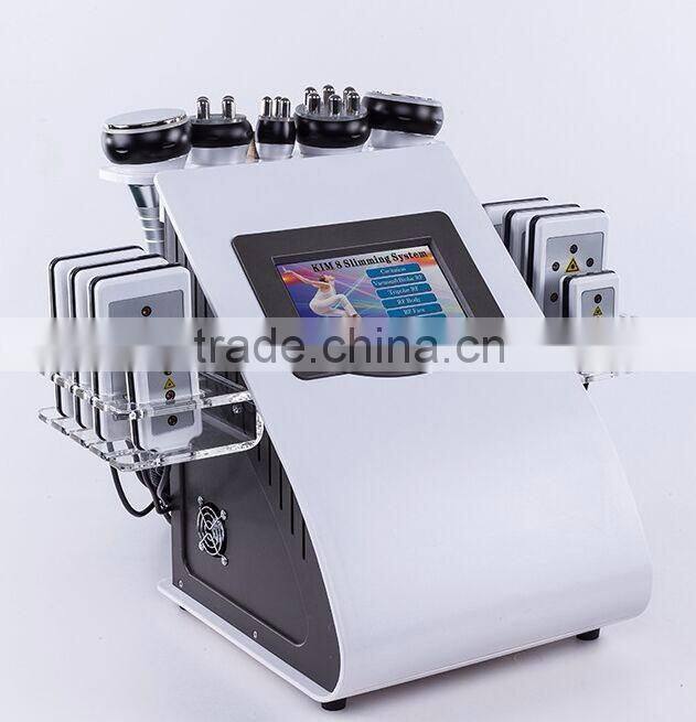 Ultrasonic Cavitation Vacuum Lipo Laser RF Slimming Machine Skin Lifting Machine