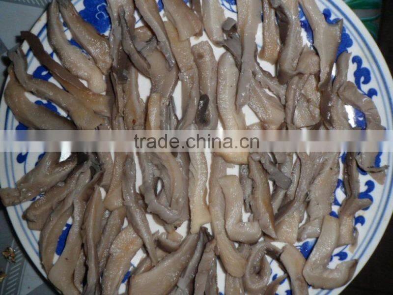 strip oyster mushroom in brine sliced oyster mushrooms salted brined oyster mushroom