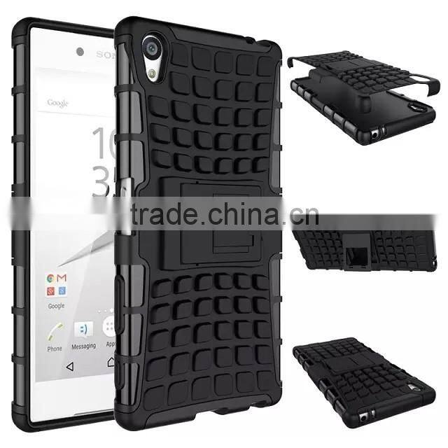 For SONY XPERIA Z5 PREMIUM Z5+ Armor CASE Heavy Duty Hybrid Rugged TPU Impact Kickstand Hard ShockProof CASE OUT DOOR CASE