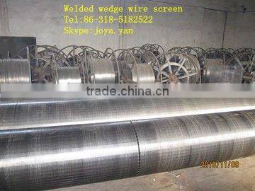 Welded wedge wire screen