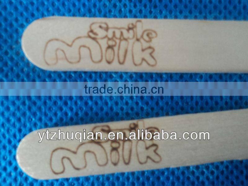 Round edge birch popsicle sticks ice cream sticks