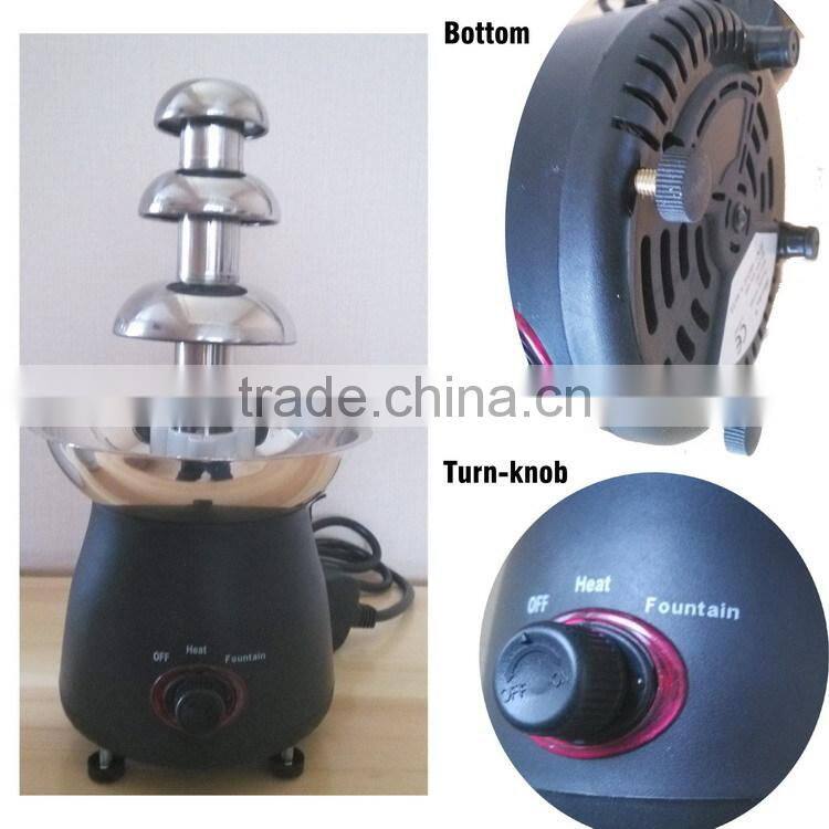 Electric home chocolate fountain