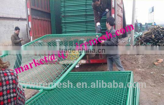 Hot sale PVC coated and galvanized chain link fence/stainless steel chain link fence/temporary chain link fence