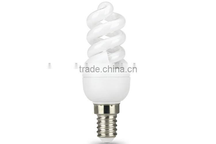 T2 350lm 7w 40we E14 full sprial energy saving light bulb
