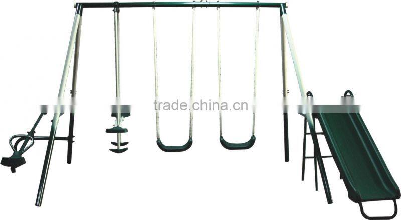 outdoor swing sets multi function set metal garden swing set