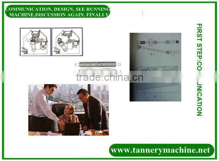 hydraulic leather fleshing machine for goat
