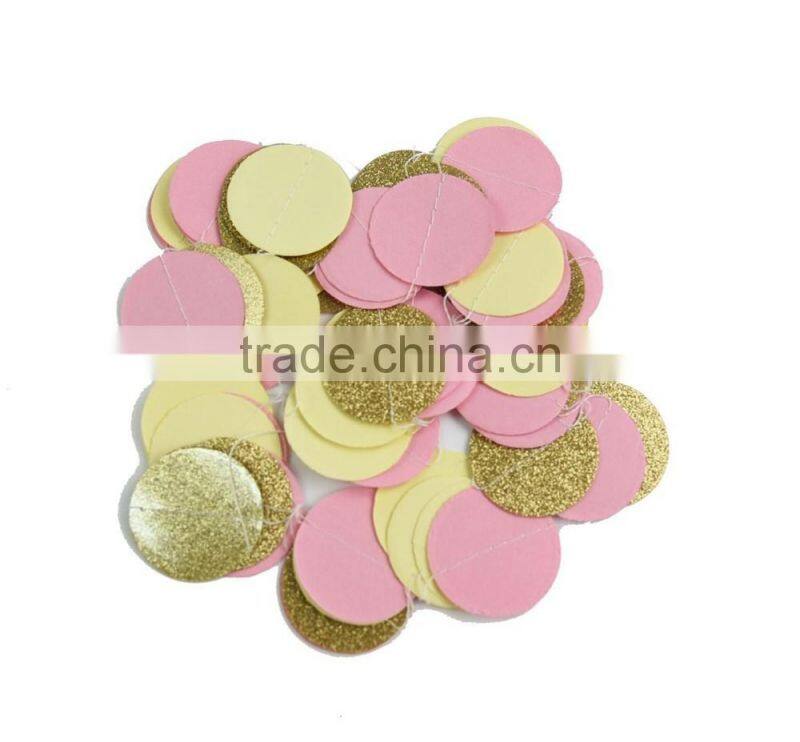 Tissue Pompom Balls Paper Tassels and Garland Tassel Garlands for Baby Shower Decoration Bridal Shower Pink Gold First Birthday