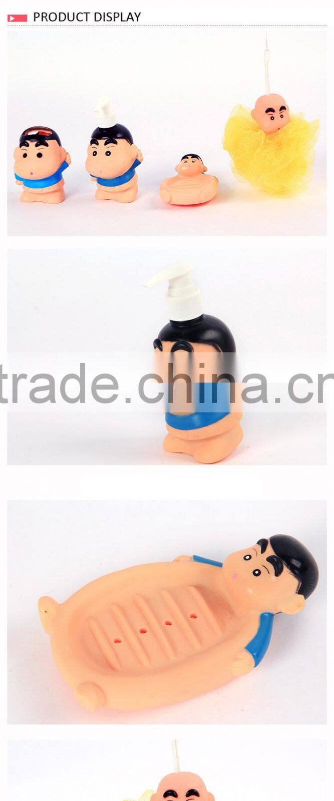 Eco-Friendly TOP SALE latest simple design 4 pcs suction bathroom sets directly sale