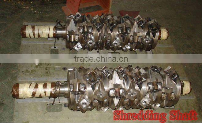 PVC HDPE plastic pipe crusher recycling machine