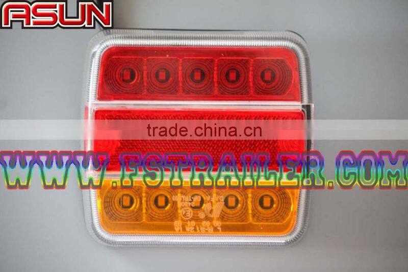 Yellow and Red LED light and reflector 12V for sale