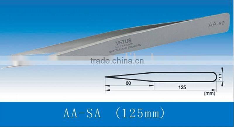 Eyelash extension tweezers,Vetus AA-SA Stainless Steel Tweezers