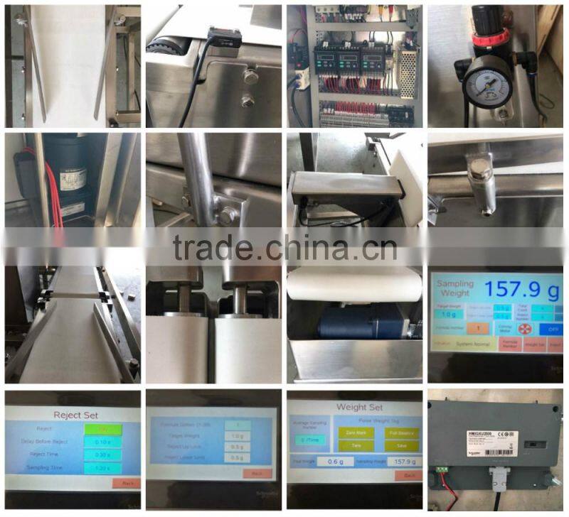 electronic conveyor belt weighing system Stainless Steel Check weigher