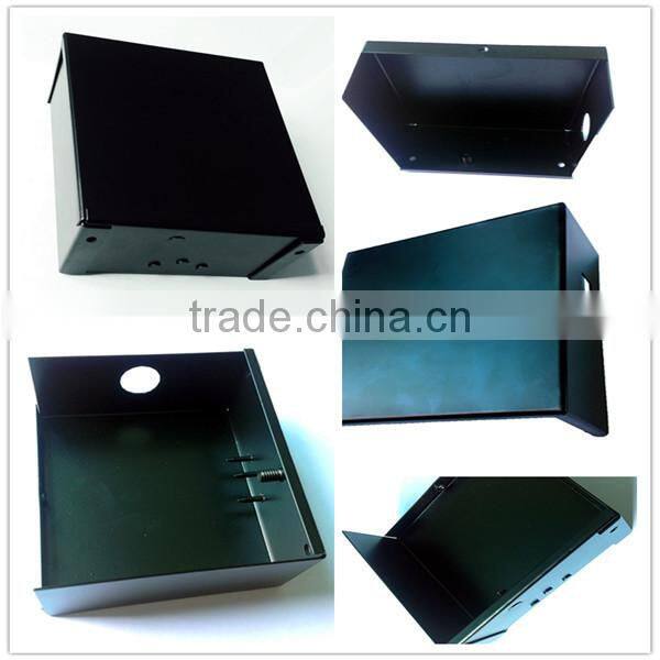 China Black aluminum electronic enclosures supplier with OEM service oxidation