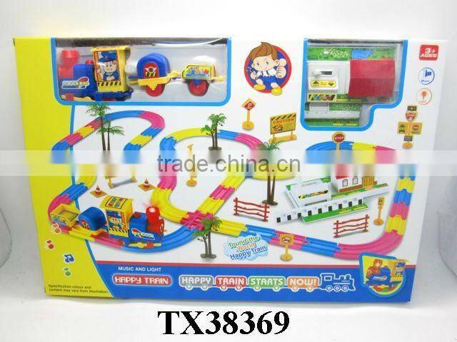 electric rail cars with light