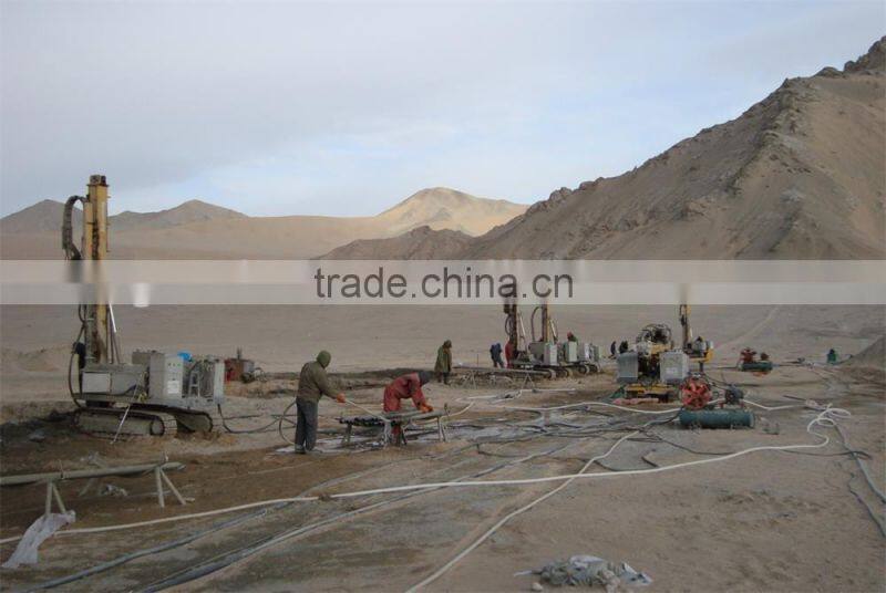 Full Hydraulic Crawler Engineering Tunnel Core Carbide Diamond Bit Casing Drilling Rig