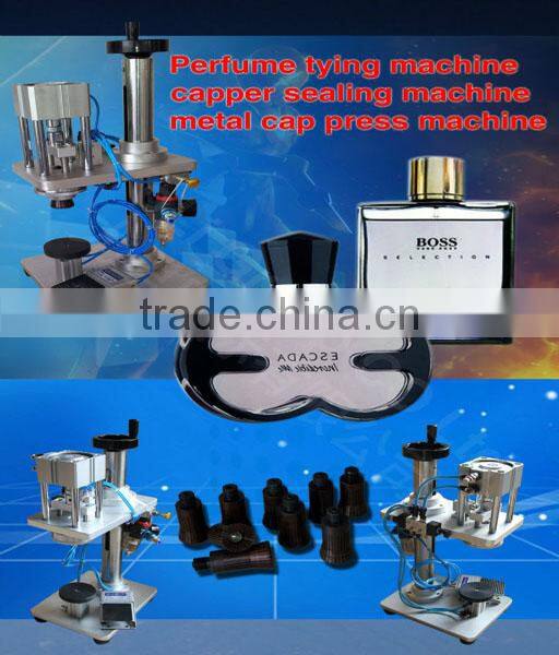 Perfume bottle sealing machine, manual / semi-auto perfume capping machine