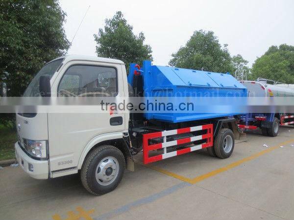 4CBM DONGFENG FRK 4*2 Garbage Can Truck