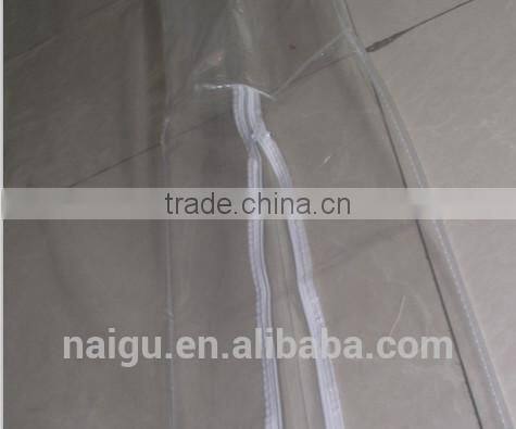 Hot sale super clear pvc Zipper bag