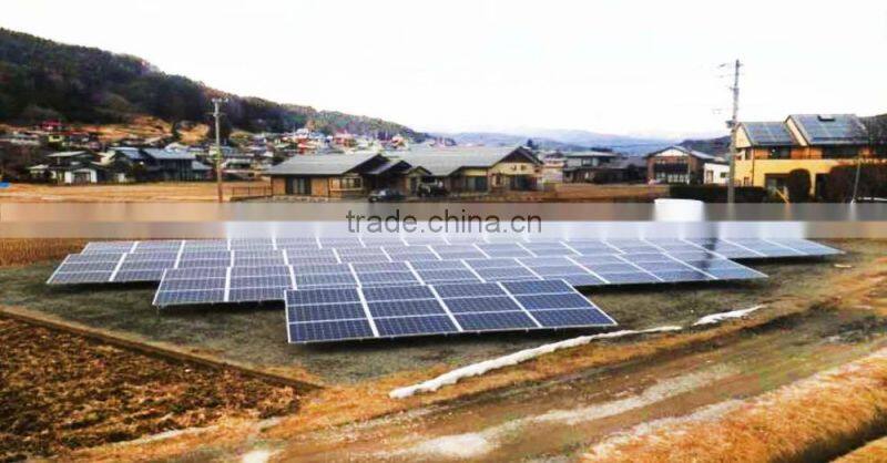 high quality Galvanized steel ground Adjustable Angle solar panel support structures rack