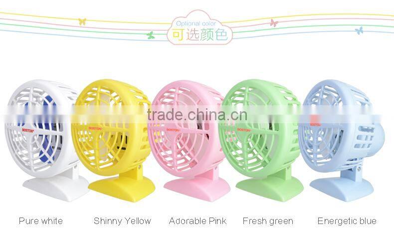 6-inch Small Desk Fan Clip On 2 Speed Office Cooling Table Desktop Fan