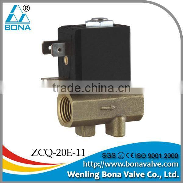 ISO9001 latest design AC12V 24V 1/4" 1/4 inch plasma cutter cutting welding machine gas valve magnetic valve