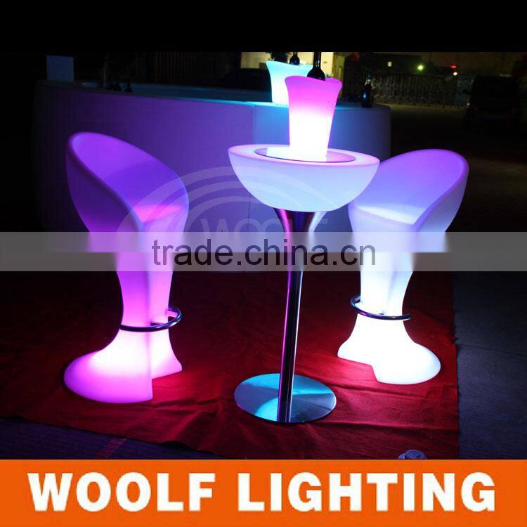 Waterproof Color Changing Decorative LED Bar Illuminated Chair