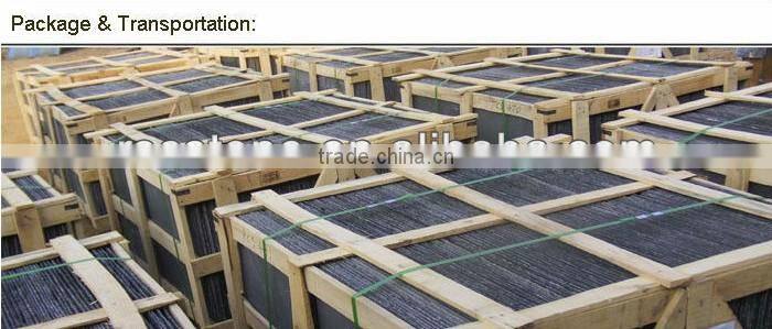 Rough slate plate tile