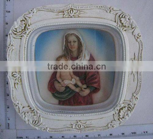 Wall decorative resin religious frames