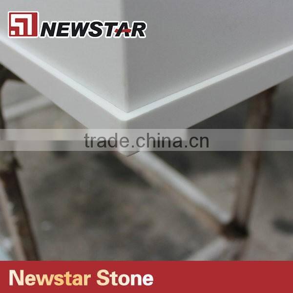 Newstar Artificial White Quartz bathroom Quartz Counter Tops