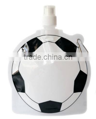 Wholsale plastic water bottle,folding plastic drinking water bottle,folded bottle