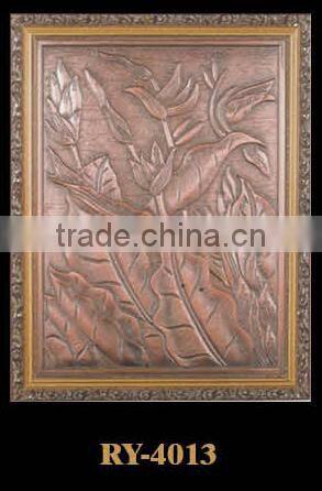 Customed Design Luxury Antique Metal Wall Mural