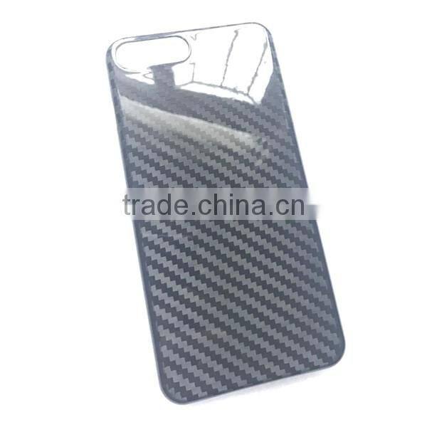 Matte/Shiny 3K real carbon fiber cell phone case for iPhone 7 plus