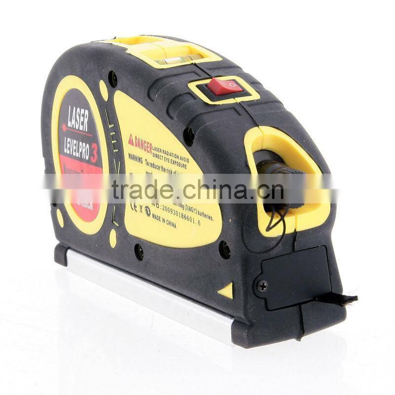 Laser Spirit Level with Measure Tape 18 / 5.5m Foot