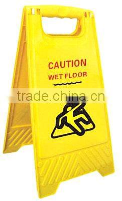 Hotel/Road Portable Yellow Plastic Warning Sign
