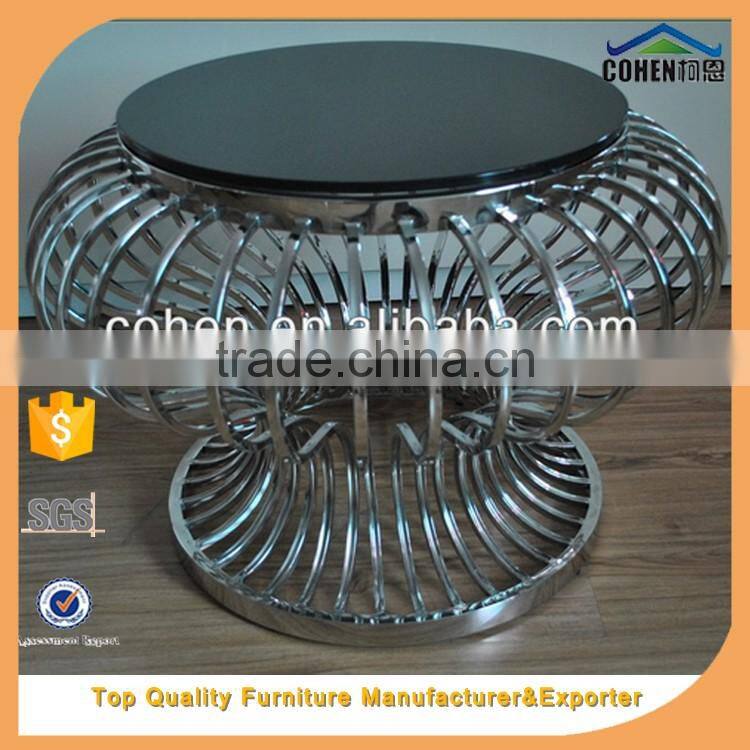 unique design Hotel coffee side end table made by stainless steel B022