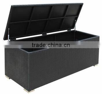 2015 PE Rattan Storage Box for Cushions of Outdoor Furniture