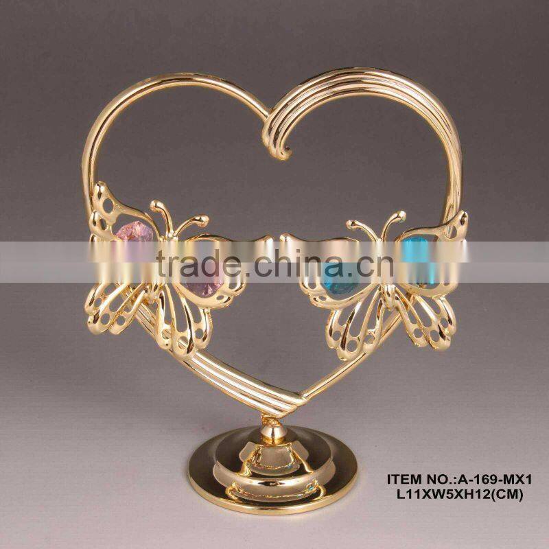 24K gold plated Handmade Butterfly for gifts