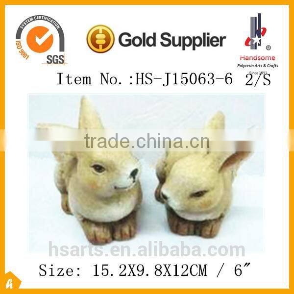 6" hot sale mini ceramic rabbit statue 2/S