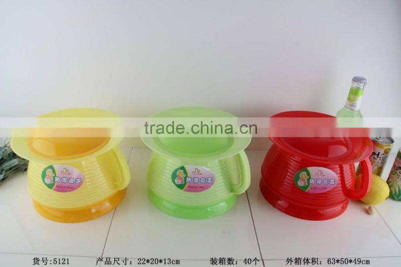 Practical and durable plastic dental spittoon