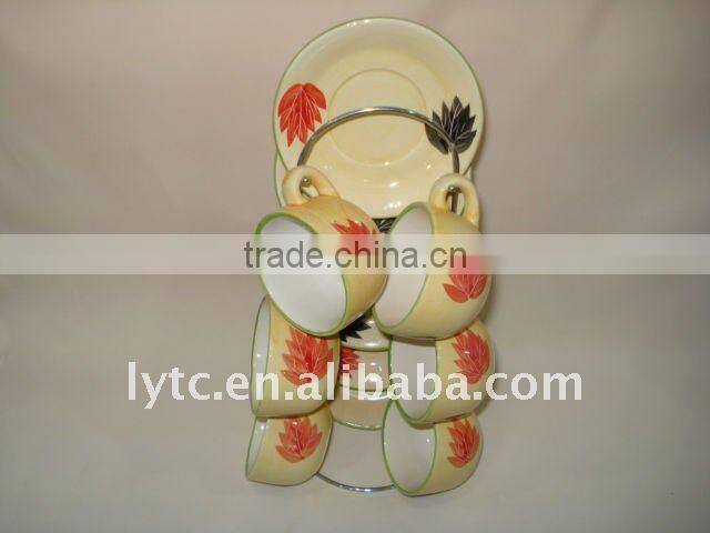 ceramic coffee cup set