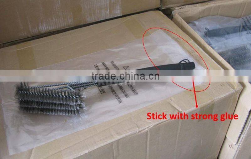 high quality Stainless Steel barbecue BBQ grill cleaning brush