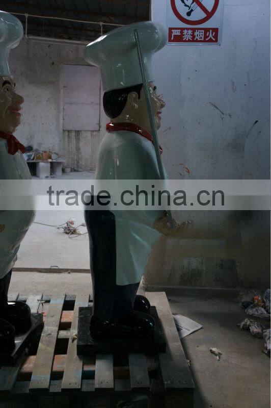 Fiberglass cook character